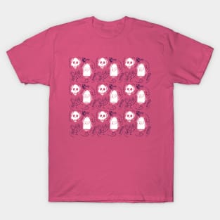 Halloween skull pattern T-Shirt